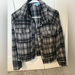 She + Sky plaid shirt